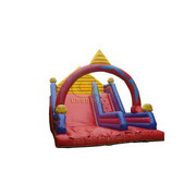 inflatable bouncer with slide